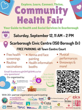 Community Health Fair - Updated Flyer
