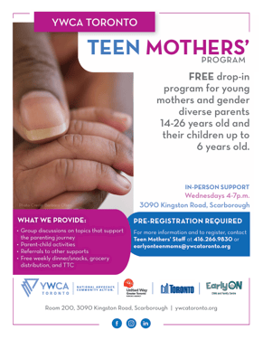 EarlyON YWCA Mothers 2