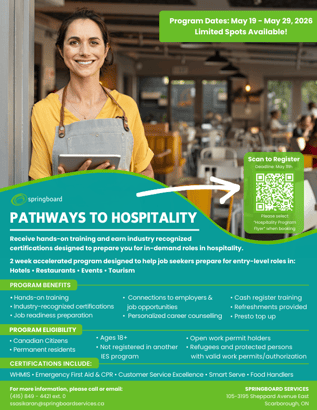 Pathways to Hospitality Spring board