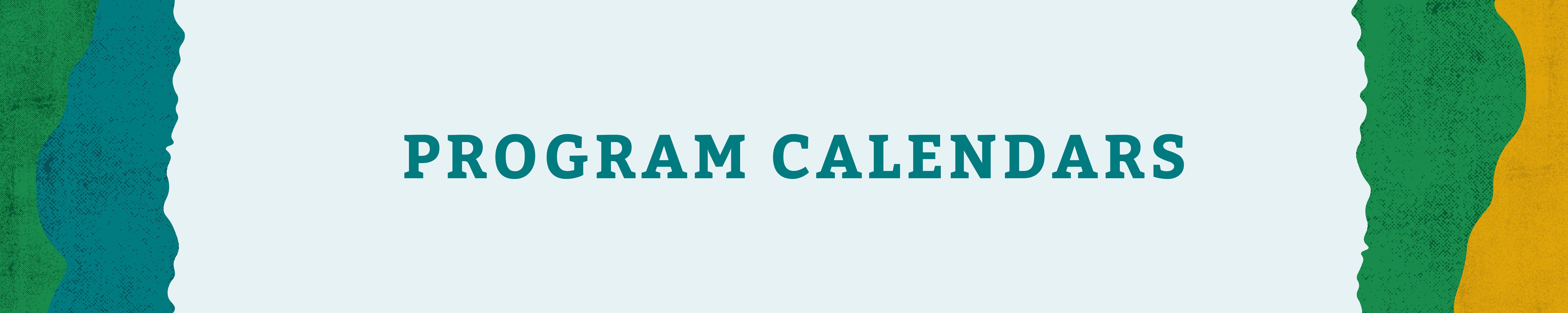 program calendars