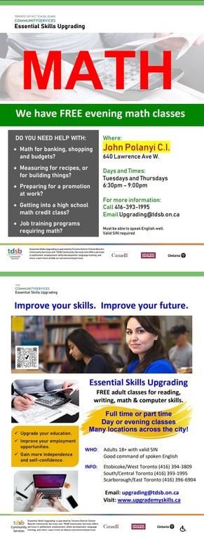tdsb free math